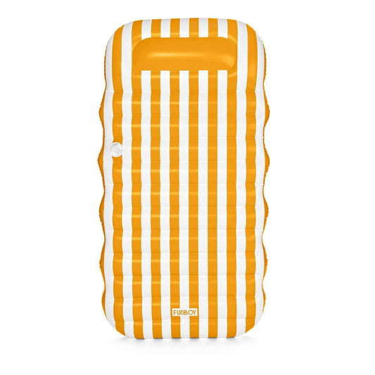 Funboy Best Seller | Flat Lounger Yellow Stripe