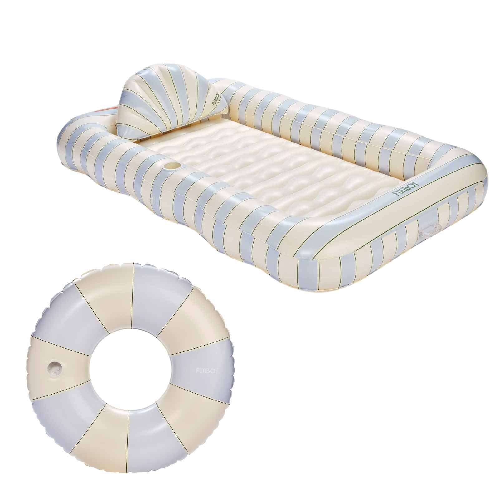 Funboy Trending | Blue + Green Tanning Bundle. Tanning Lounger + Tube