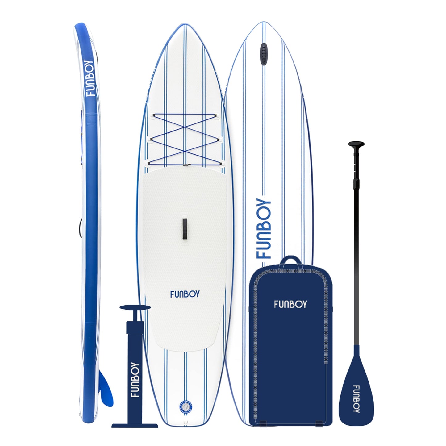 Funboy Exclusive | 11"6' Inflatable Stand Up Paddle Board - Navy & White