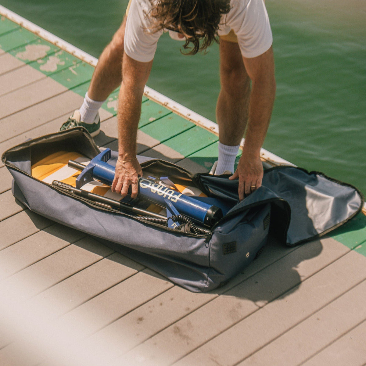 Funboy Exclusive | 11"6' Inflatable Stand Up Paddle Board - Navy & White