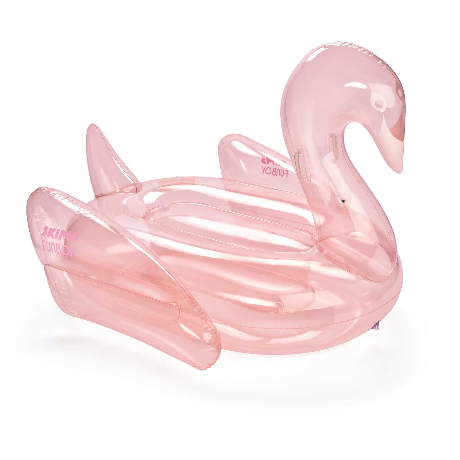 Funboy Exclusive | SKIMS x FUNBOY Cherry Blossom Clear Swan Pool Float