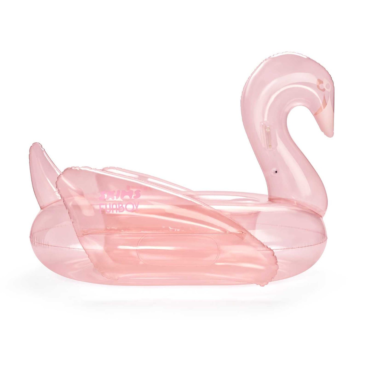 Funboy Exclusive | SKIMS x FUNBOY Cherry Blossom Clear Swan Pool Float