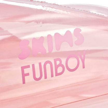 Funboy Exclusive | SKIMS x FUNBOY Cherry Blossom Clear Swan Pool Float