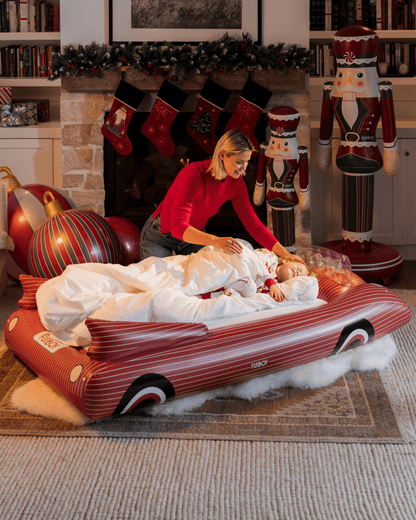 Funboy Best Seller | Kids Sleepover Bed - Christmas Convertible Air Mattress