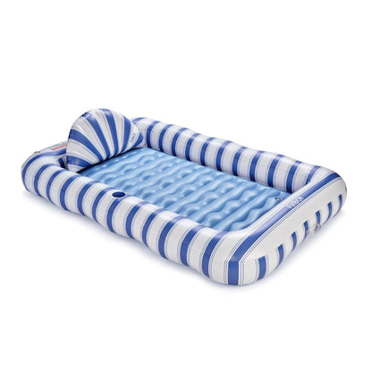 Funboy Popular | Tanning Pool Lounger: Blue & White Stripes