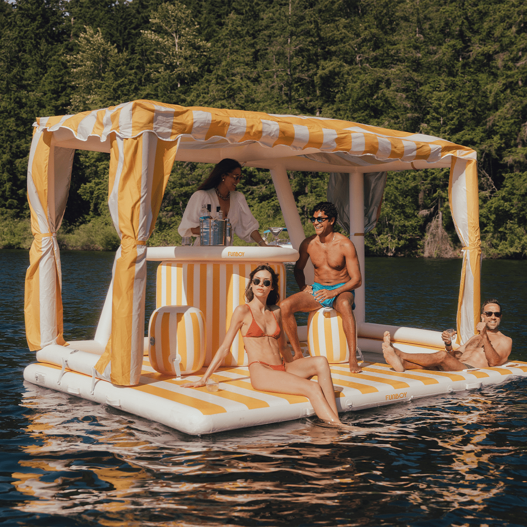 Funboy Recommended | The Almalfi Giant Cabana Island Party Bar