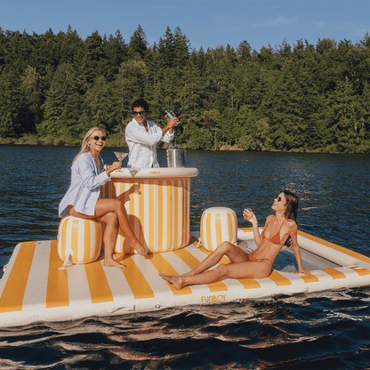 Funboy Recommended | The Almalfi Giant Cabana Island Party Bar