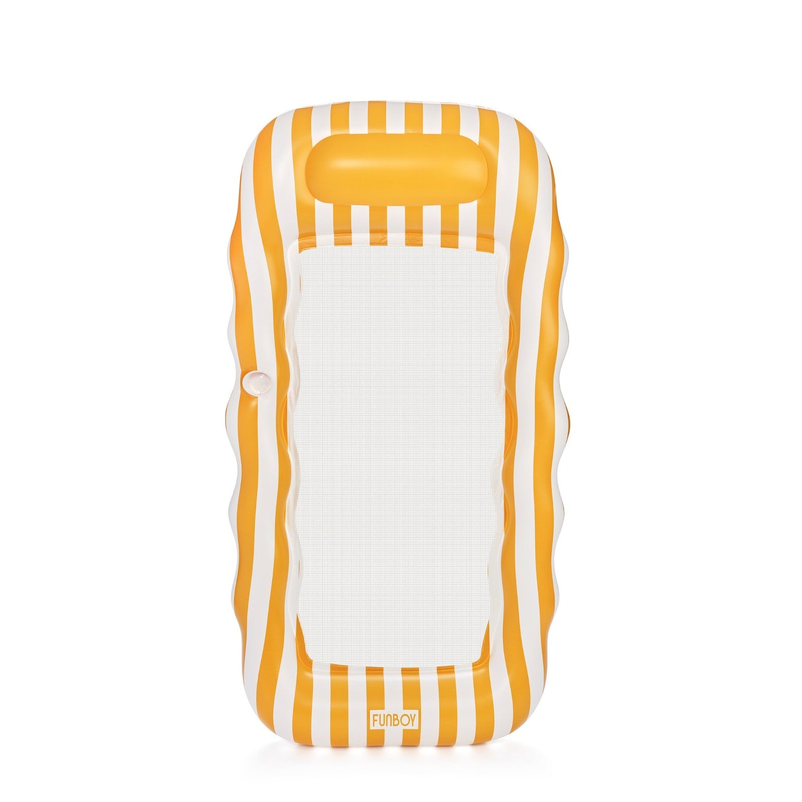 Funboy Signature | Mesh Lounger Yellow Stripe