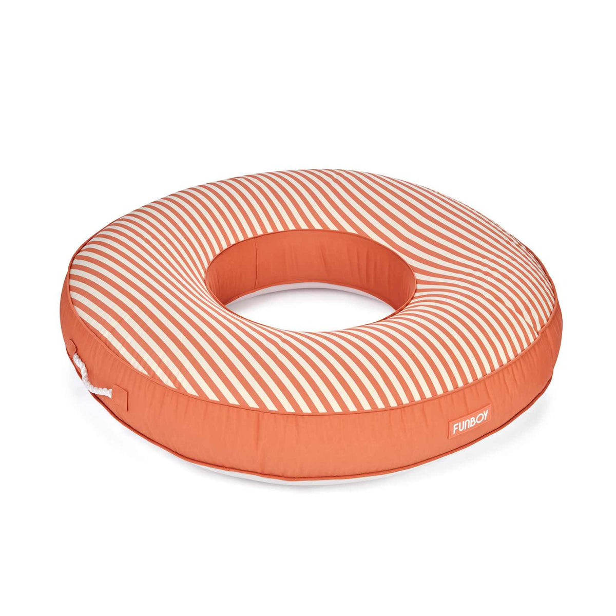 Funboy Featured | Fabric Covered Tube Float - Orange Stripe