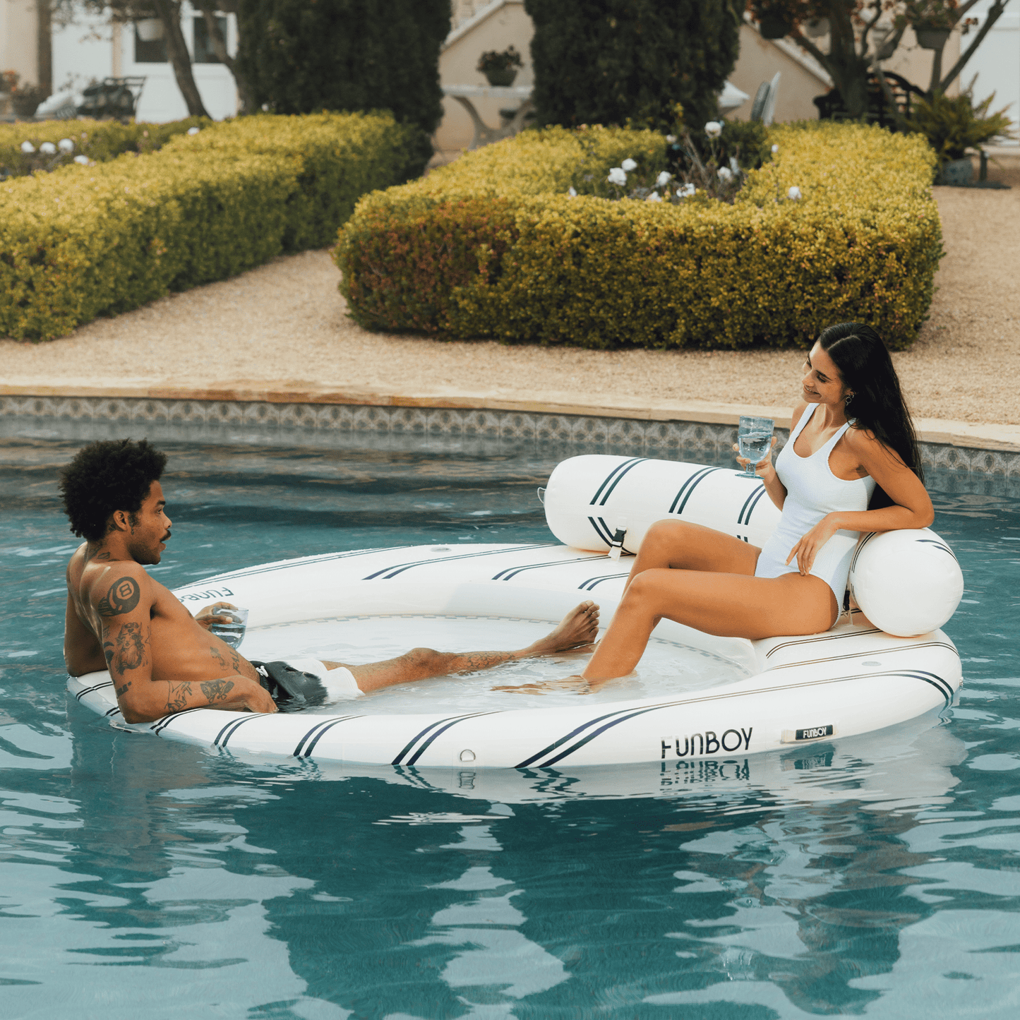 Funboy Classic | Navy Floating Dock. Leisure Island