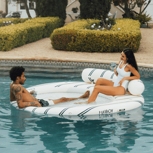 Funboy Classic | Navy Floating Dock. Leisure Island