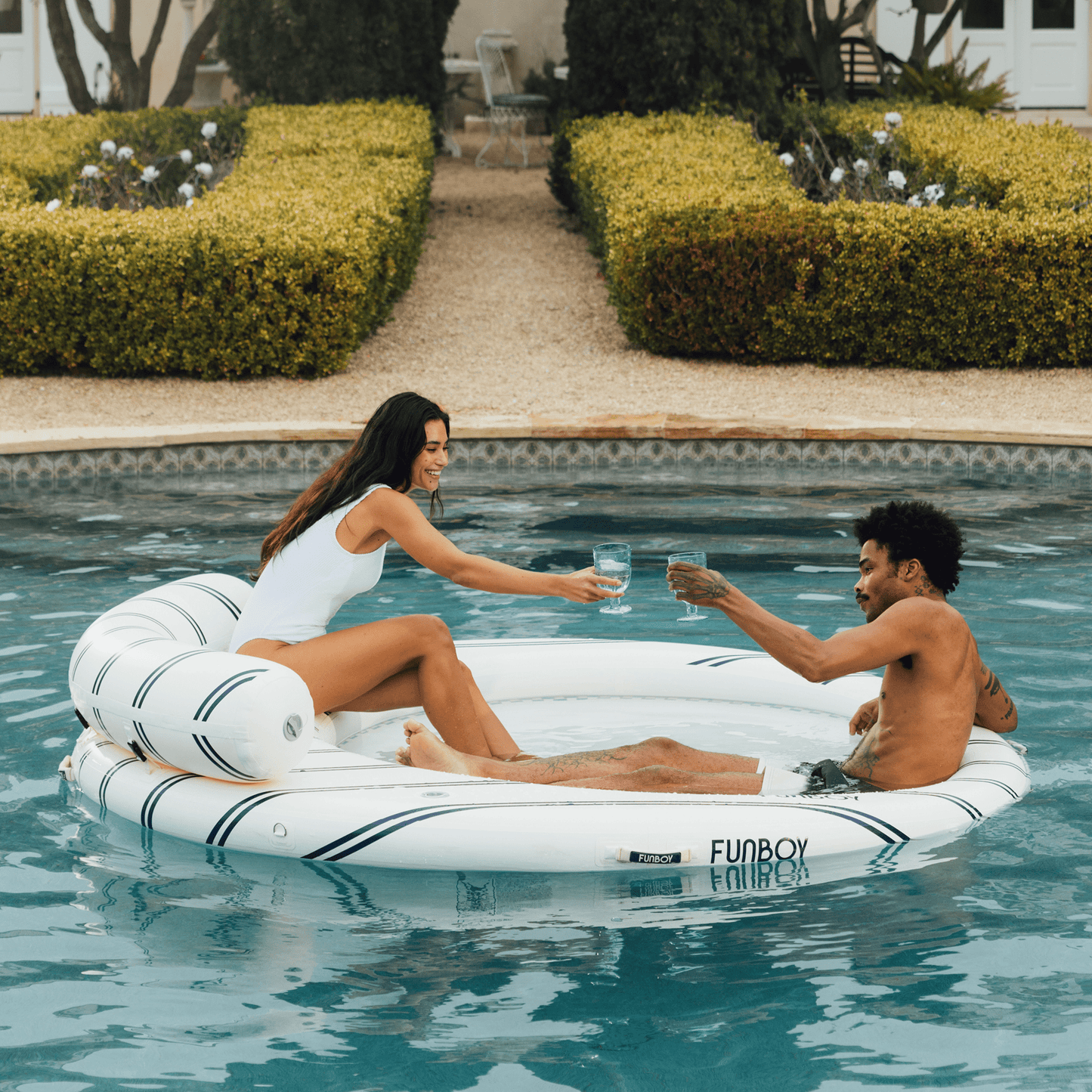 Funboy Classic | Navy Floating Dock. Leisure Island