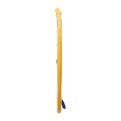 Funboy Essential | 11"6' Inflatable Stand Up Paddle Board - Yellow & White Cabana Stripe