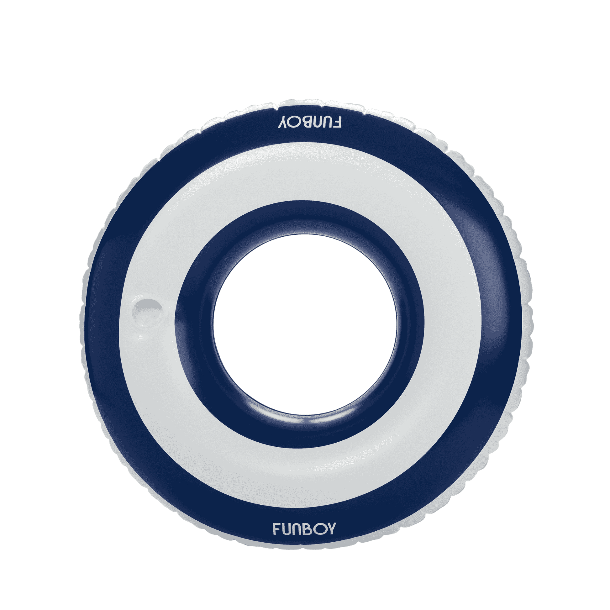 Funboy Popular | Pool Tube Float: Navy Blue & White, Striped