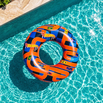 Funboy Best Seller | Hot Wheels Kids Checkered Flame Tube Float