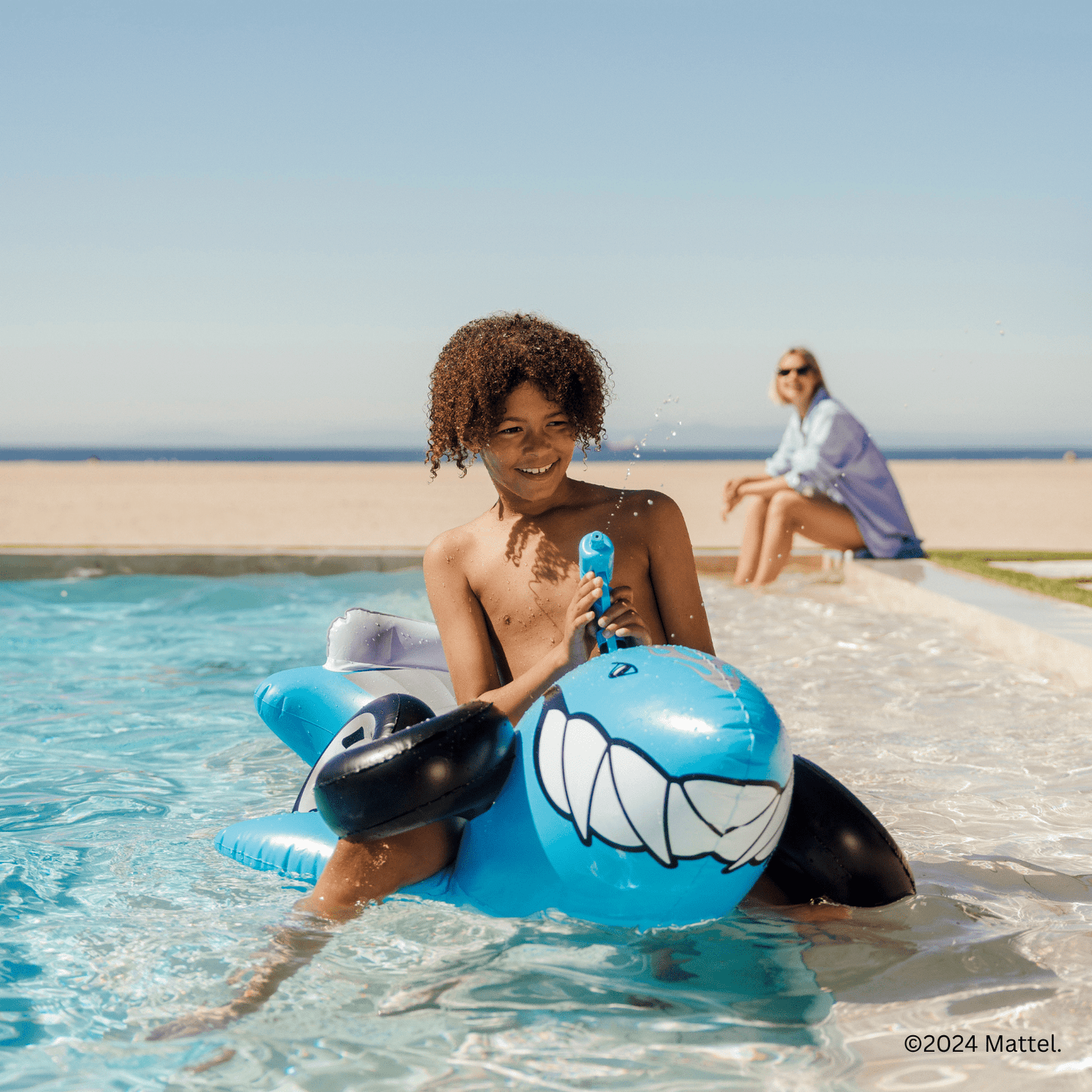Funboy Recommended | Hot Wheels Kids Sharkruiser Float w/ Water Squirter