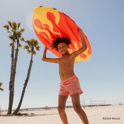 Funboy Exclusive | Hot Wheels Checkered Flame Surfboard Pool Float