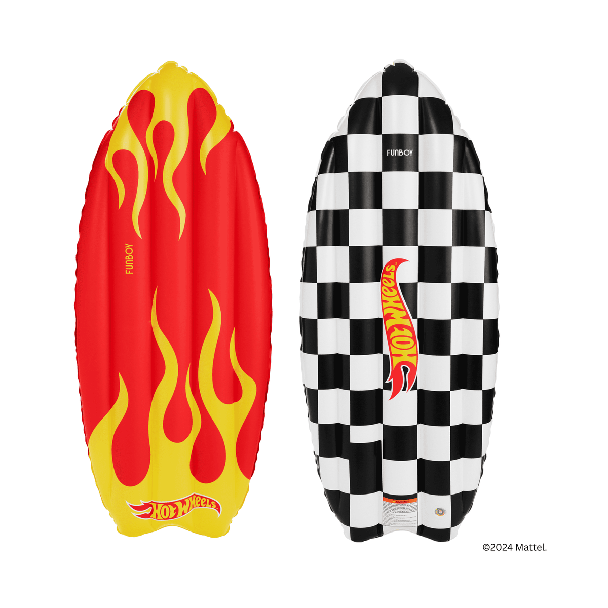 Funboy Exclusive | Hot Wheels Checkered Flame Surfboard Pool Float