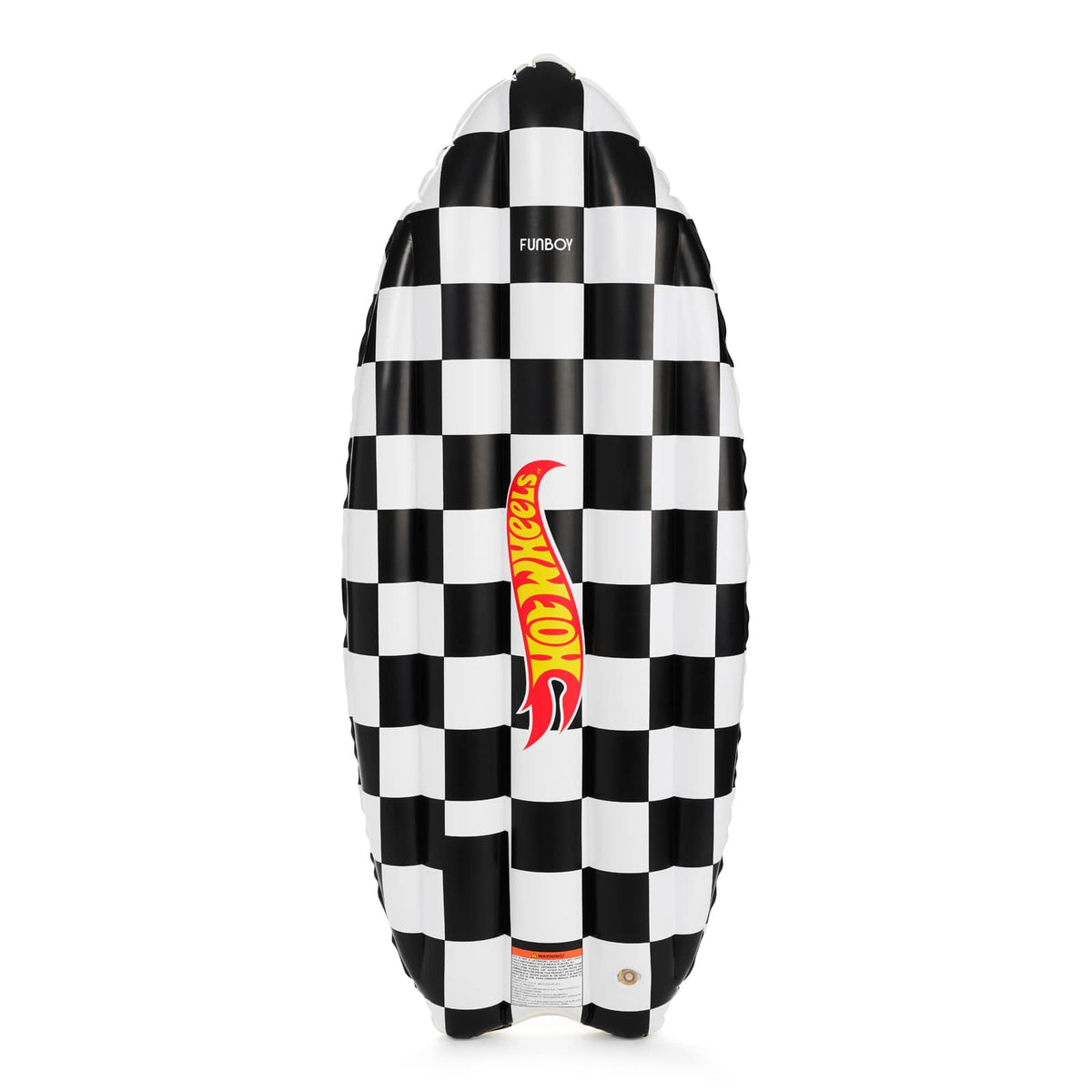 Funboy Exclusive | Hot Wheels Checkered Flame Surfboard Pool Float