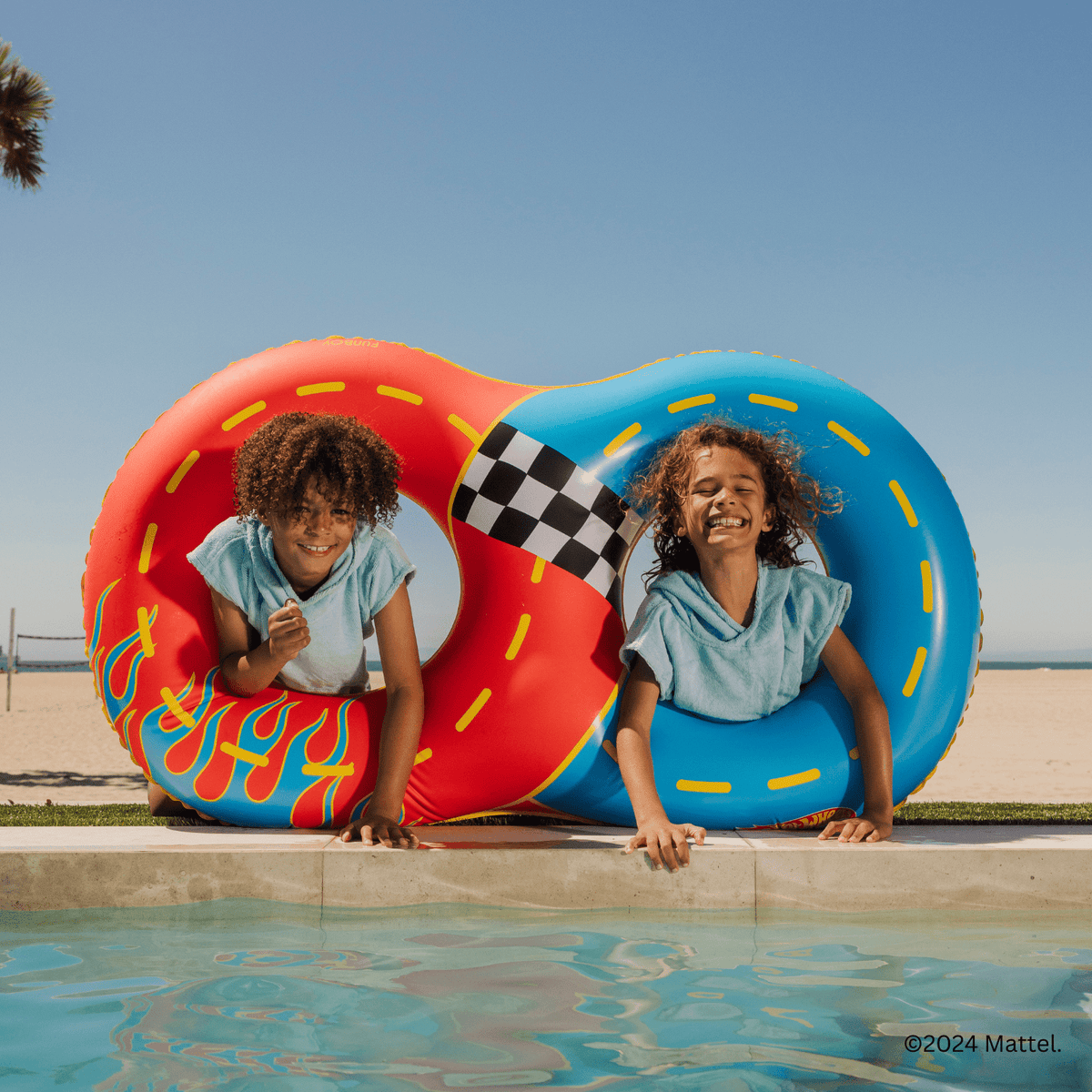 Funboy Signature | Hot Wheels Kids Racetrack Double Tube Float