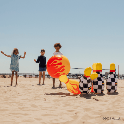 Funboy Classic | Hot Wheels Checkered Flame Backyard Bowling Set