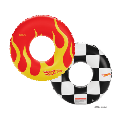 Funboy Featured | Hot Wheels Kids Checkered Flame Tube Float