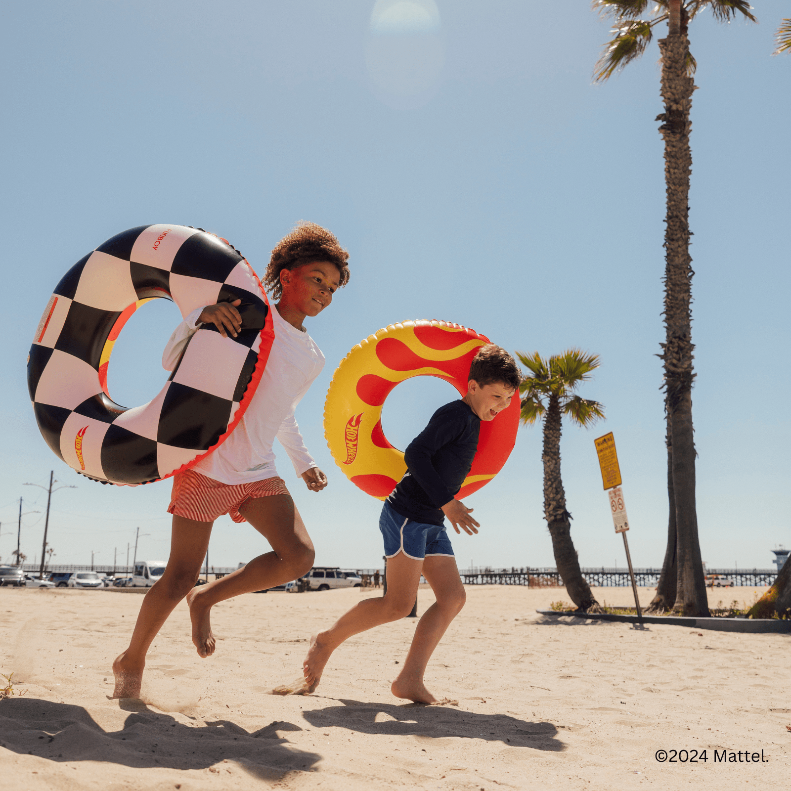 Funboy Featured | Hot Wheels Kids Checkered Flame Tube Float