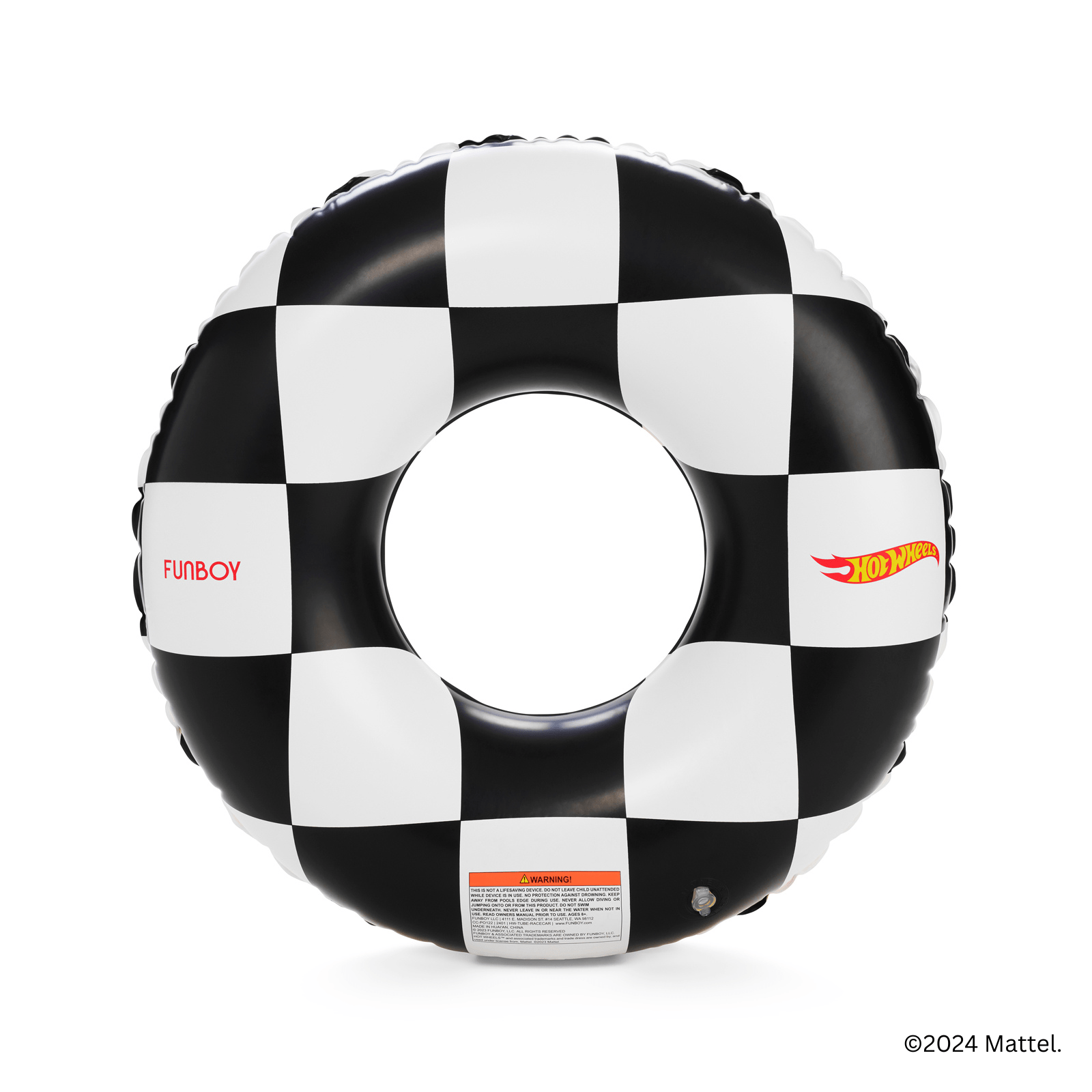 Funboy Featured | Hot Wheels Kids Checkered Flame Tube Float