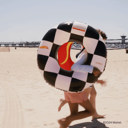 Funboy Featured | Hot Wheels Kids Checkered Flame Tube Float