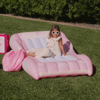 Funboy Best Seller | Barbie Bed: Inflatable Kid's Sleepover Bed