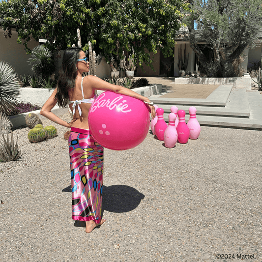 Funboy Signature | FUNBOY X Barbie™ Inflatable Backyard Bowling Set