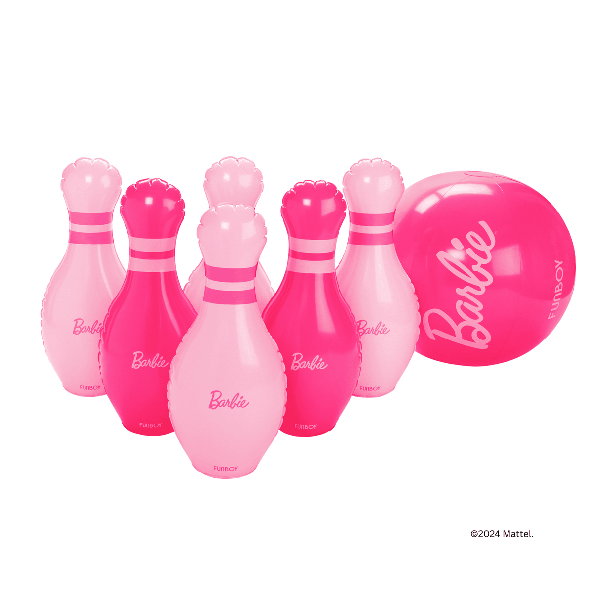 Funboy Signature | FUNBOY X Barbie™ Inflatable Backyard Bowling Set