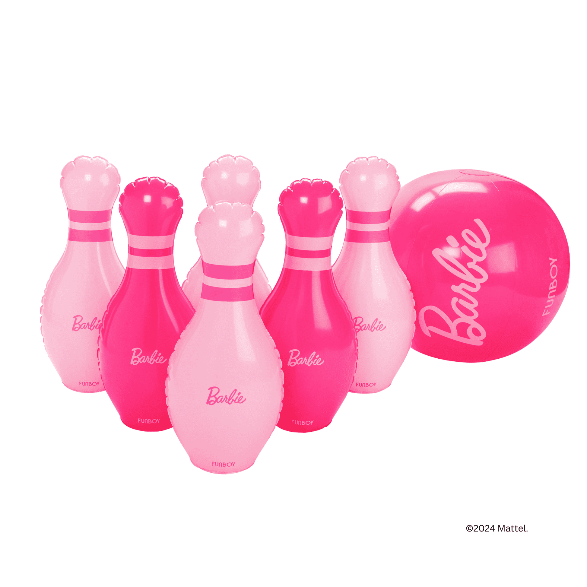 Funboy Signature | FUNBOY X Barbie™ Inflatable Backyard Bowling Set