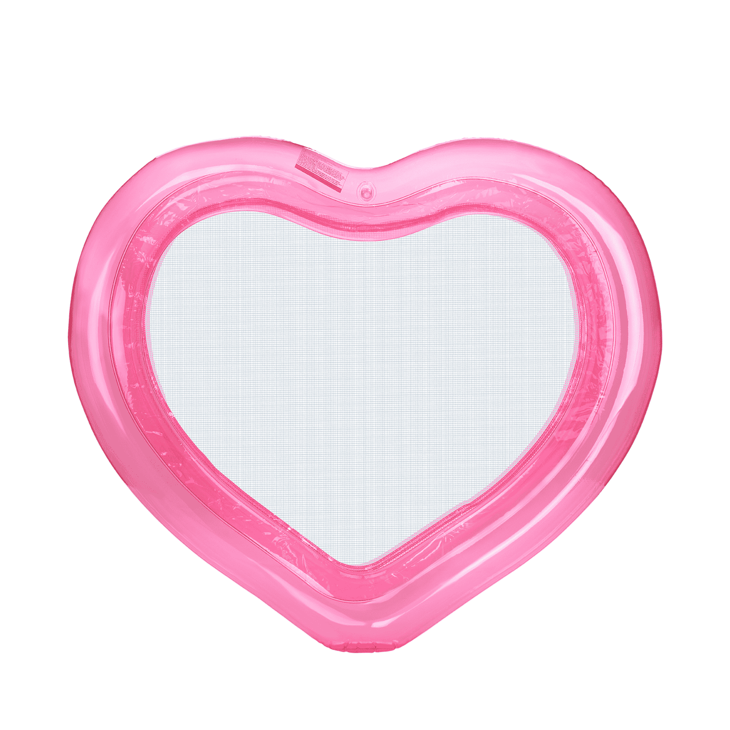 Funboy Popular | Floating Pool Hammock: Heart-Shaped, Clear Pink