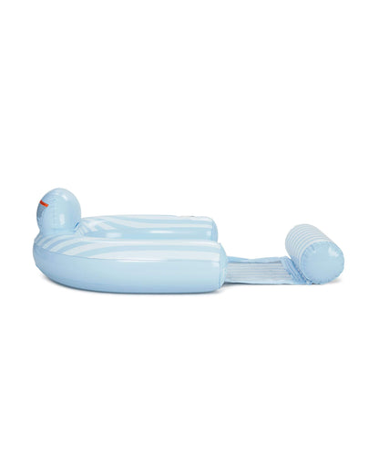 Funboy Exclusive | Blue & White Stripe Coastal Mesh Chair Pool Float