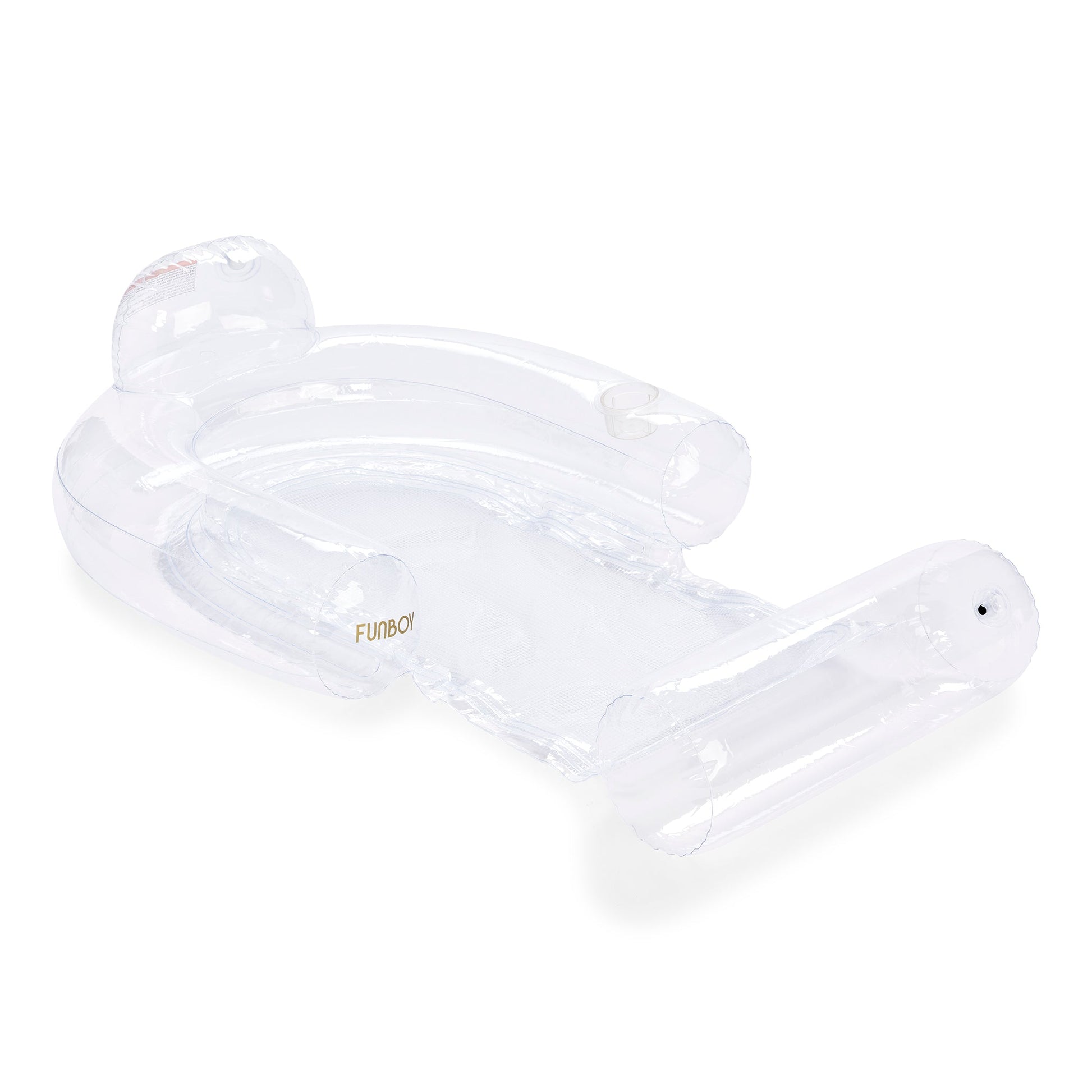 Funboy Featured | Pool Float Lounger: Clear Mesh Chair Float