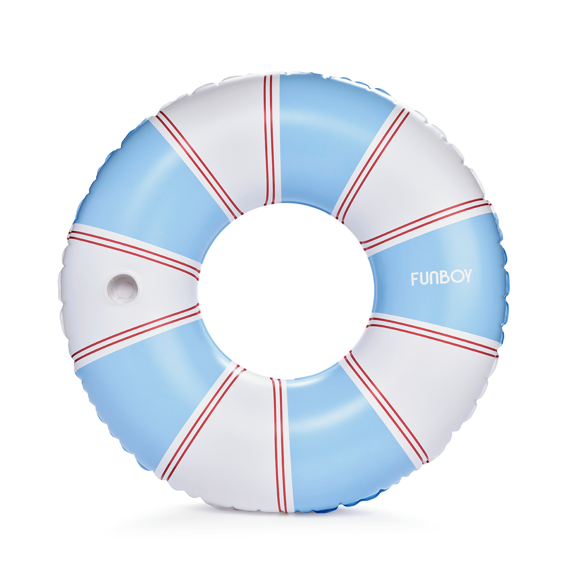 Funboy Best Seller | Red & Blue Striped Vintage Lux Tube Float
