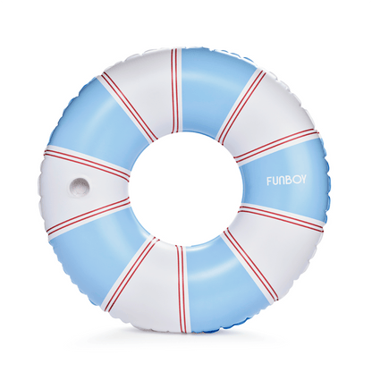 Funboy Best Seller | Red & Blue Striped Vintage Lux Tube Float
