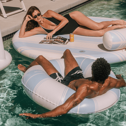 Funboy Essential | Light Blue Vintage Lux Tube Float
