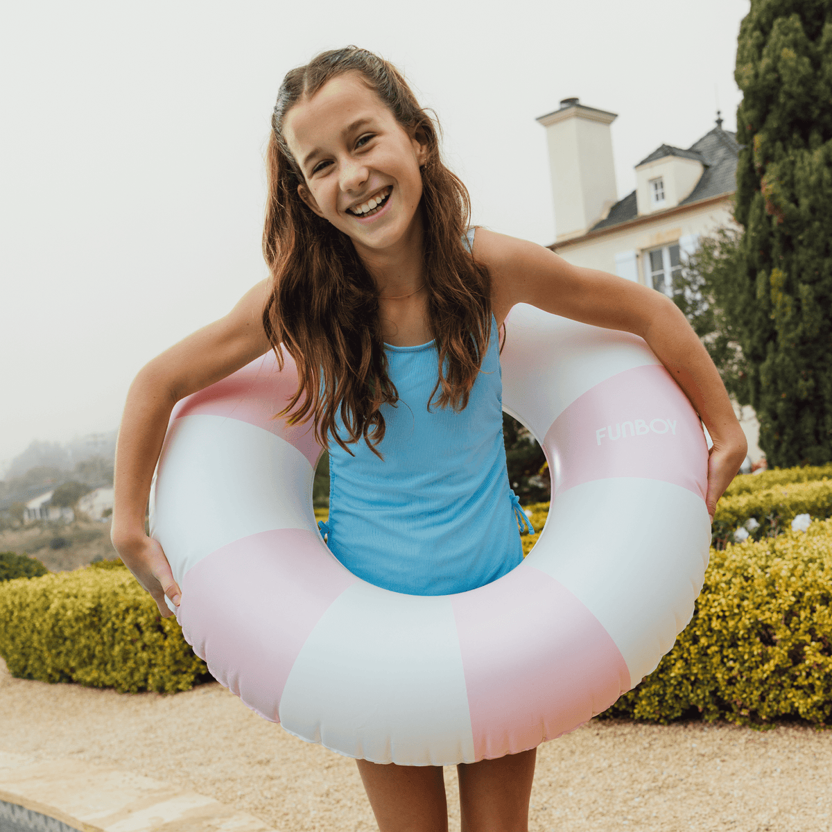 Funboy Trending | Pool Tubes for Kids: Vintage Kids Tube Float, Pink