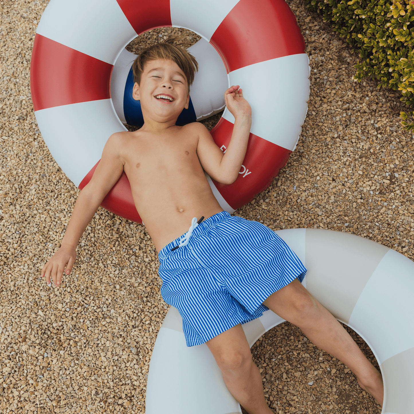 Funboy Recommended | Pool Tubes for Kids: Vintage Kids Tube Float, Red