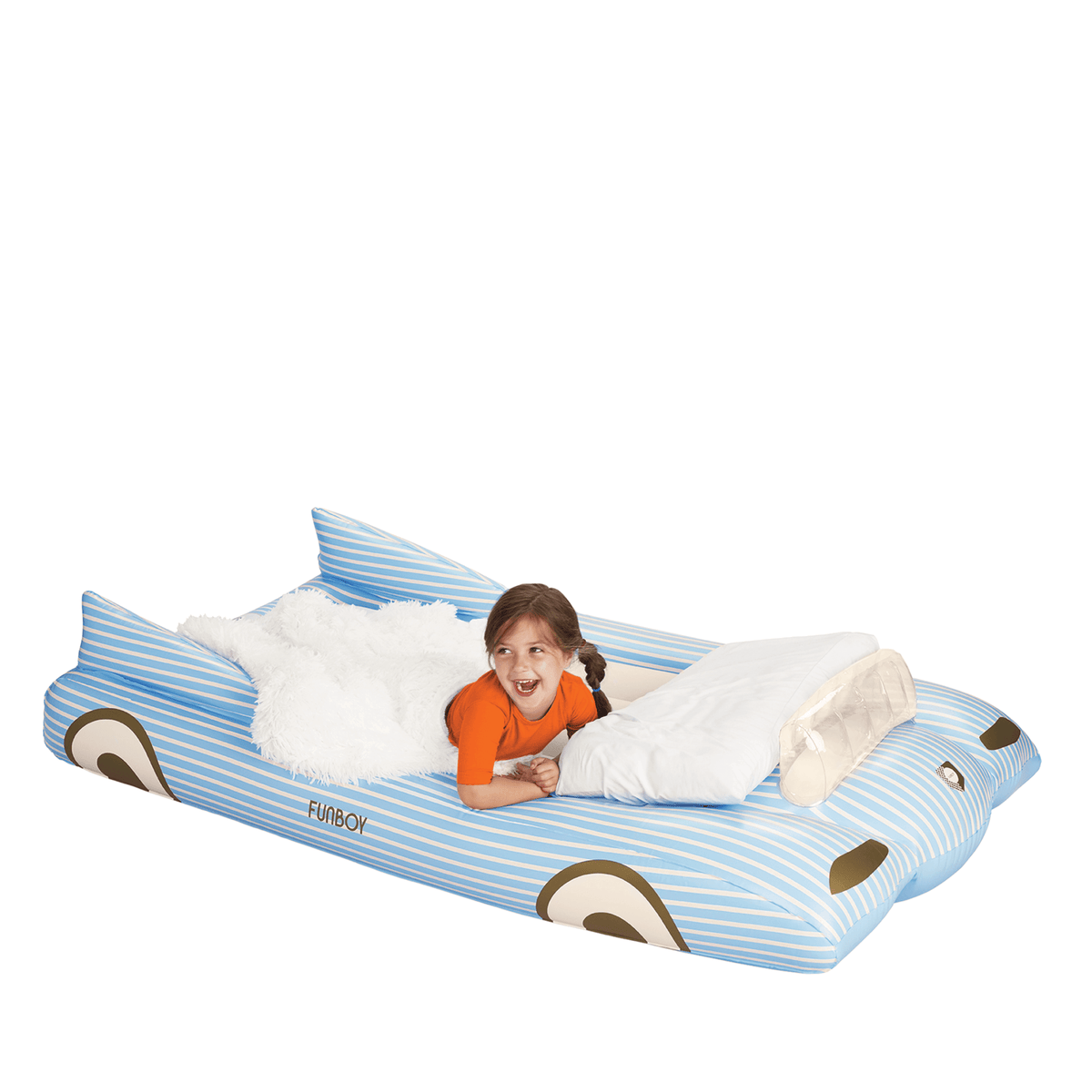Funboy Exclusive | Kids Sleepover Bed - Blue Convertible Air Mattress