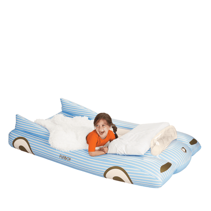 Funboy Exclusive | Kids Sleepover Bed - Blue Convertible Air Mattress