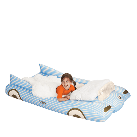 Funboy Exclusive | Kids Sleepover Bed - Blue Convertible Air Mattress