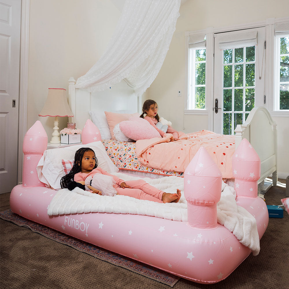 Funboy Popular | Sleepover Beds - Pink Castle, 2 Pack