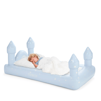 Funboy Exclusive | Kids Sleepover Bed - Blue Castle Air Mattress
