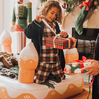 Funboy Classic | Kids Sleepover Bed - Christmas Gingerbread Air Mattress