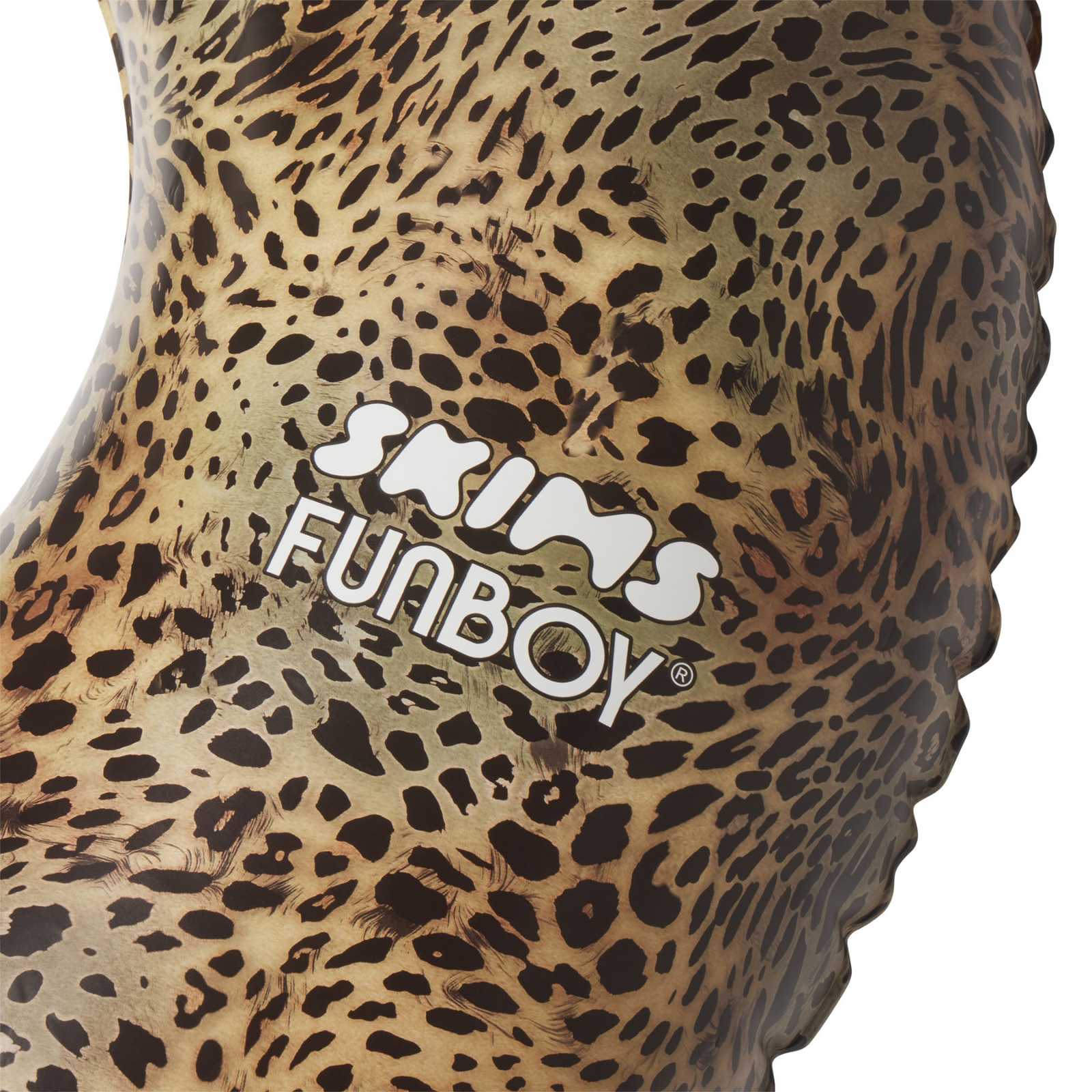 Funboy Essential | SKIMS x FUNBOY Luxe Cheetah Tube Float- 46" Inflated w/ cup holder