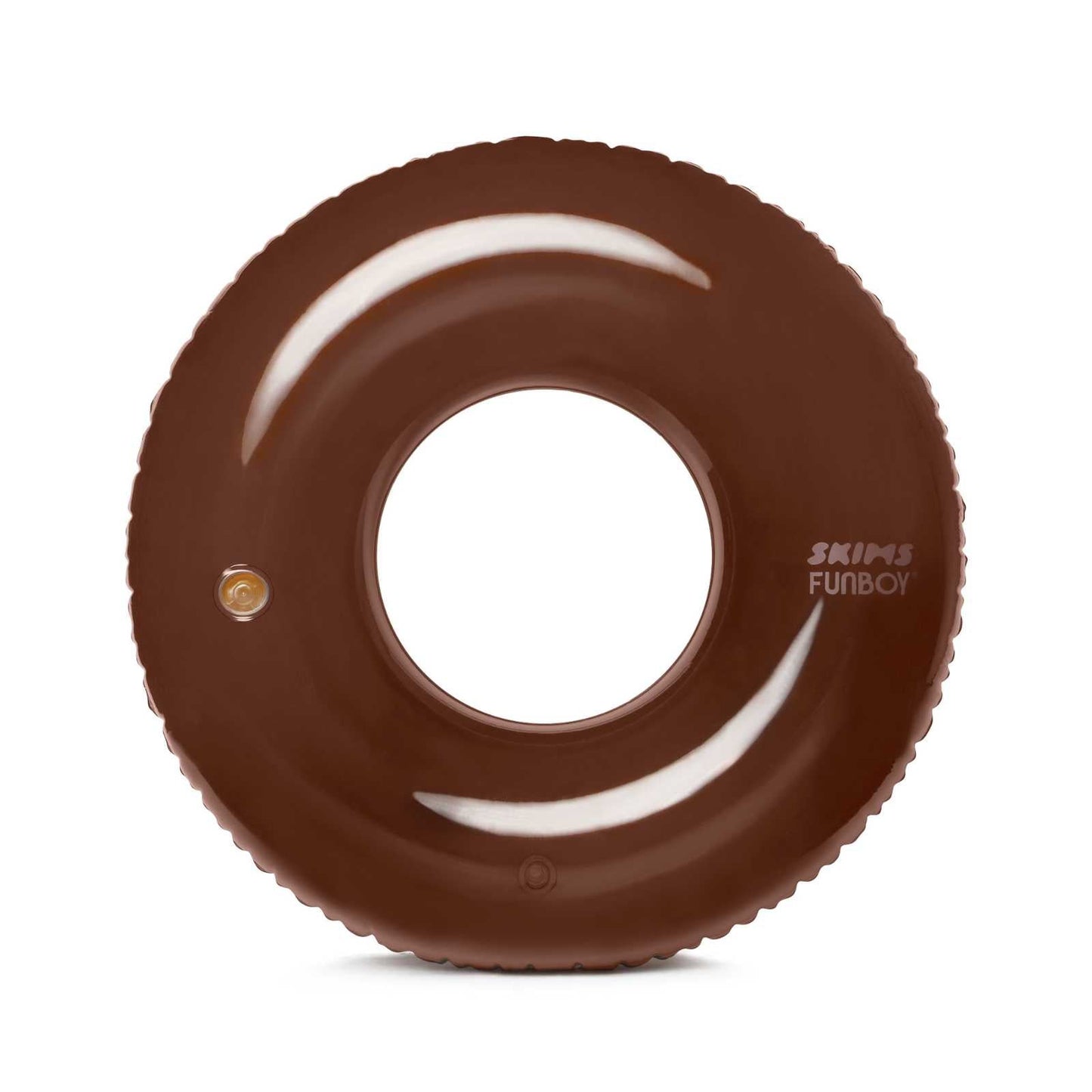 Funboy Popular | SKIMS x FUNBOY Cocoa Clear Tube Float, 46" Inflated w/ Cup Holder
