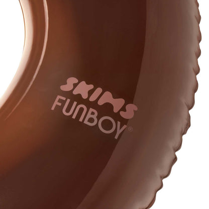 Funboy Popular | SKIMS x FUNBOY Cocoa Clear Tube Float, 46" Inflated w/ Cup Holder